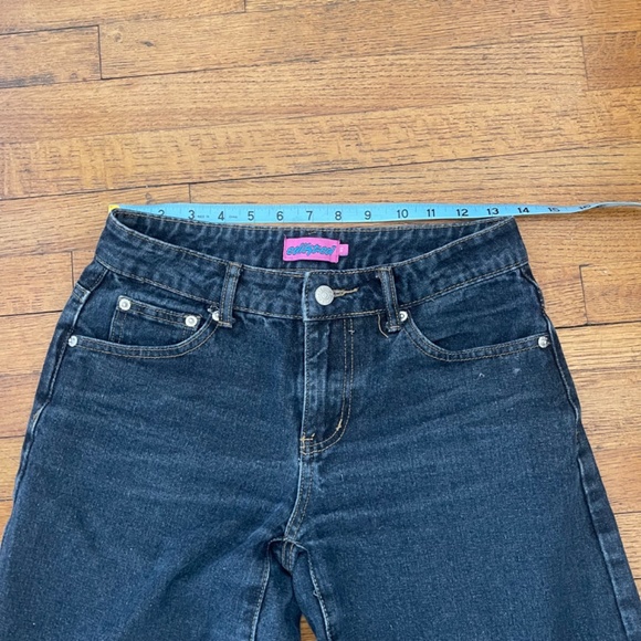 Edikted Low Rise Wide Leg Jeans - Sz XS - Picture 5 of 9